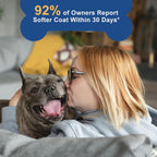 ZEBORA Aceite de Salmón para Perros – Snacks Blandos con Omega 3 6 9, EPA, DHA, Vitaminas C y E – Apoyo para Piel y Pelaje – 120 Unidades