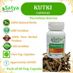 Kutki Forte 500 mg - 240 Cápsulas Veganas - Picrorhiza Kurroa 10:1
