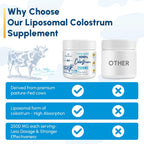 Zdoroviye Liposomal Bovine Colostrum Powder Supplement 2500 mg, 60 Servings