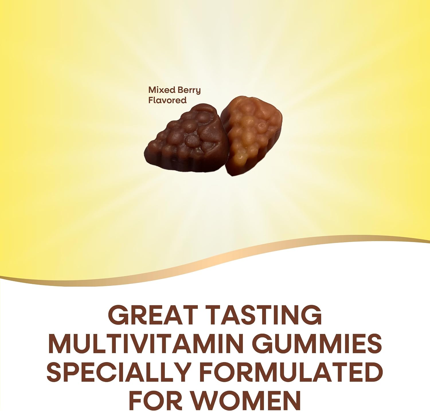 Nature's Way Alive! Multivitamínico Gominolas para Mujeres, 16 Vitaminas y Minerales, Metabolismo Energético, Piel Cabello Uñas, Vegetariano, Sabor Bayas Mixtas, 60 Gominolas (Pack de 2)