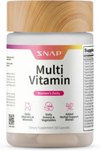 Snap Supplements Multivitamínico Diario para Mujeres, 60 Cápsulas