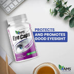 America Medic & Science EyeCaps (30 comprimidos) - Suplemento para la visión con luteína, zinc y vitaminas