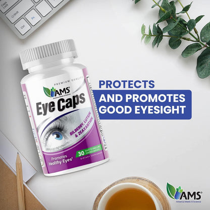America Medic & Science EyeCaps (30 – Vitamina C: Antioxidante que contribuye a la protección de las células – Image 3