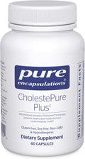 Pure Encapsulations CholestePure Plus – 60 Cápsulas – Berberina, Bergamota y Fitosteroles