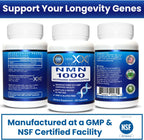Genex Formulas NMN 1000mg - 120 Cápsulas