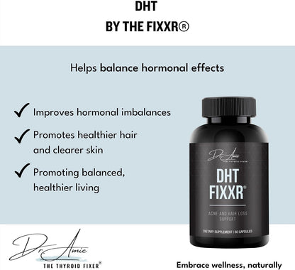 DHT Support de Dr. Amie – con Saw Palmetto y Ortiga – Apoyo para el cabello y el acné – 60 Cápsulas – Image 3