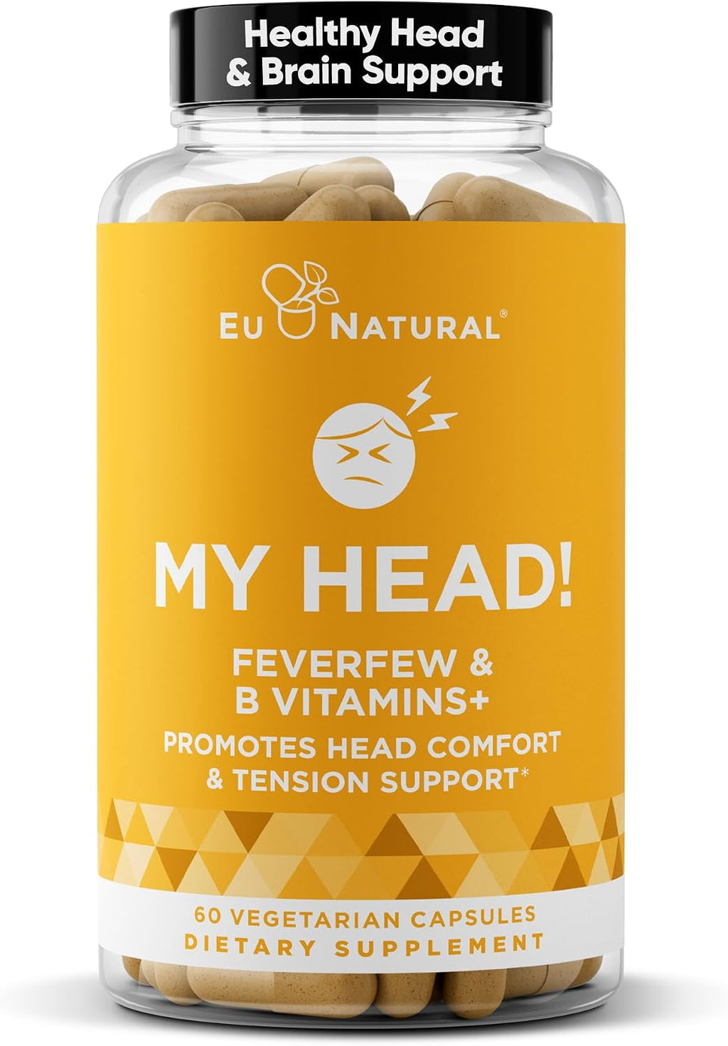 My Head! - Suplemento con Magnesio, Feverfew y Boswellia para el Bienestar de la Cabeza - 60 Cápsulas Blandas