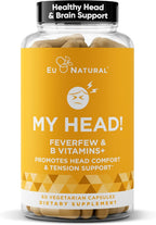 My Head! - Suplemento con Magnesio, Feverfew y Boswellia para el Bienestar de la Cabeza - 60 Cápsulas Blandas