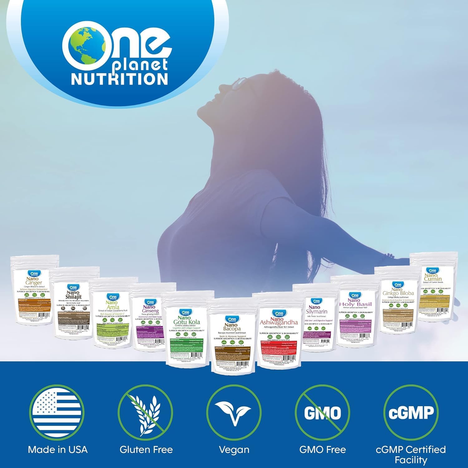 One Planet Nutrition Nano Amla Powder - 227 g (227 raciones), Extracto de Amla, Rico en Vitamina C
