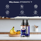 Vitamatic Biotina Líquida con Colágeno – 50.000 mcg – 59 ml – Apoyo para Cabello, Piel y Uñas