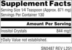 Source Naturals Inositol Puro, Complemento Alimenticio - 113 g (4 oz) en Cristales
