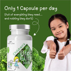 BrocElite Kids | Suplemento de Brócoli con Sulforafano Estabilizado para Niños | 30 Cápsulas Veganas