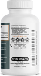 Vitamina D3 2000 IU (50mcg) de Bronson, 360 Comprimidos - No-GMO, Sin Gluten
