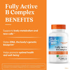 Doctor's Best Complejo B Activo Metilado - 60 Cápsulas Vegetales
