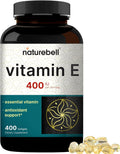 NatureBell Vitamina E 400 IU Cápsulas Blandas – 400 Unidades