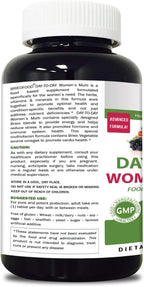 Briofood, Multivitamínico Diario para Mujeres - Multivitamínico para Mujeres con Omega Vegetal (180 Comprimidos)