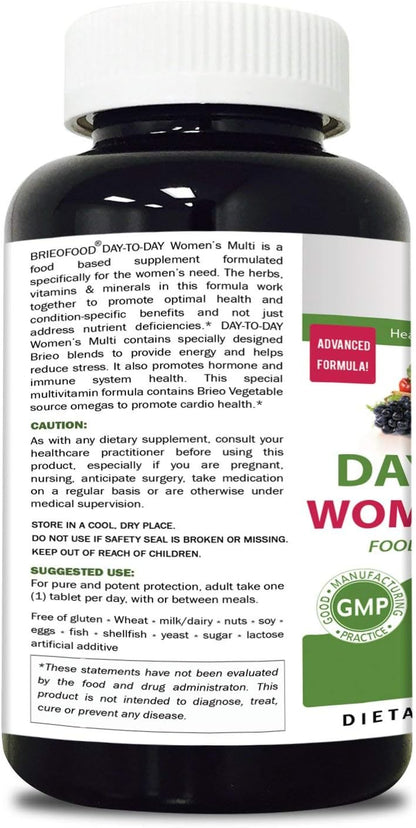 Briofood, Day-to-Day Women's Multi - – Energía y vitalidad: El complejo B y otros nutrientes contribuyen al – Image 3