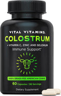 Suplemento de Calostro con Vitamina C, Zinc y Selenio - Vital Vitamins