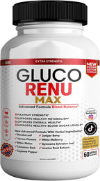 Gluco Max Ultra – Suplemento Dietético, 60 Cápsulas, Fórmula de Alta Concentración