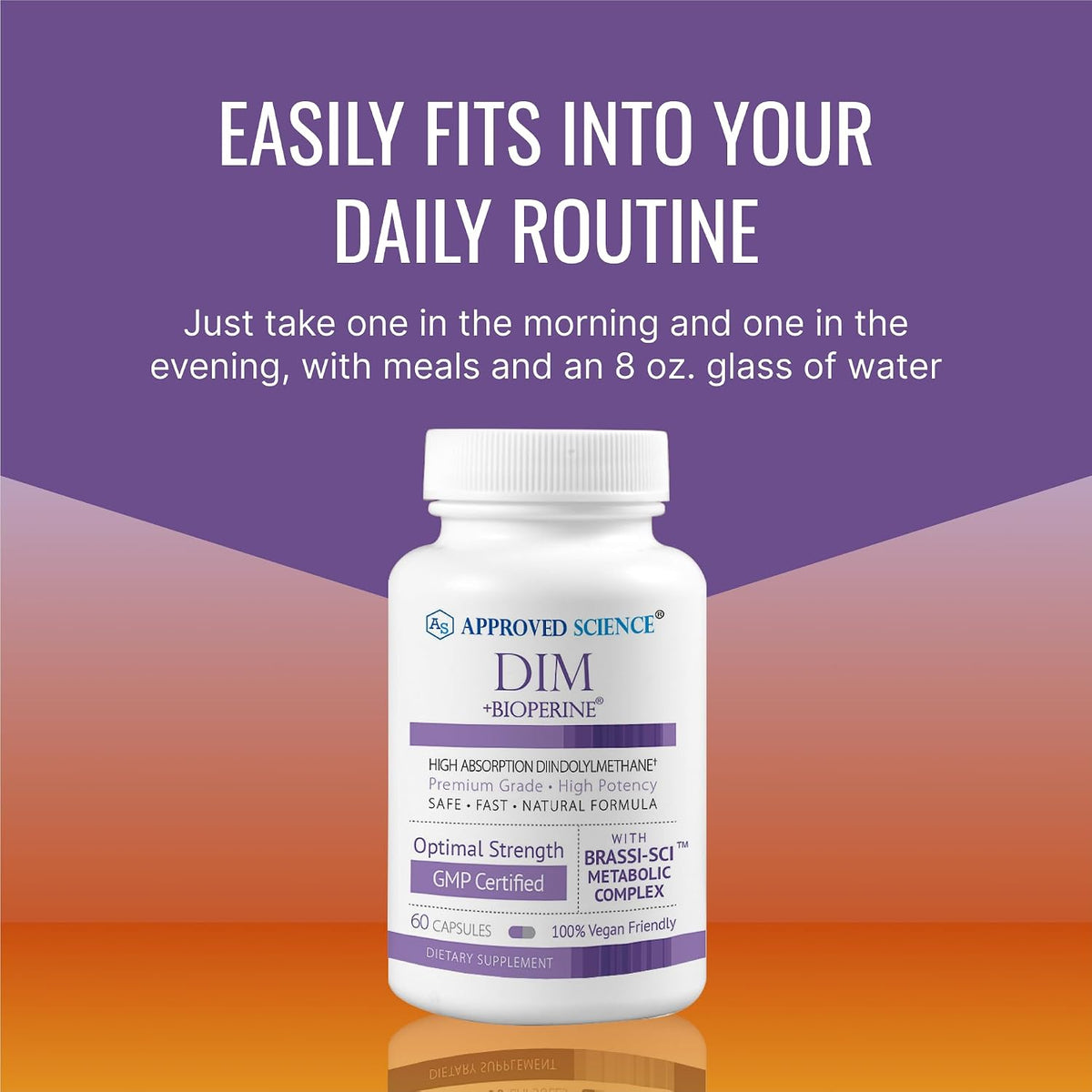 Approved Science DIM - Apoyo al Metabolismo – Ayuda a mantener la densidad ósea cuando se combina con calcio y una – Image 6