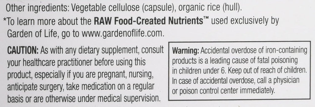 Garden of Life Vitamin Code RAW Prenatal, 90 cápsulas