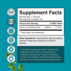 Vitamina B3 Niacinamida 500 mg Cápsulas - Sin Enrojecimiento - 60 Cápsulas
