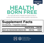Freeda Niacinamida - Vitamina B3 250 mg - 500 Cápsulas