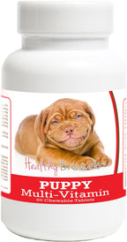 Healthy Breeds Multivitamínico para Cachorros Dogue de Bordeaux - 60 Comprimidos