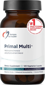 Designs for Health Primal Multi – Multivitamínico Paleo con Folato, Tocotrienoles, Luteína y Brocoli Semilla (120 Cápsulas)