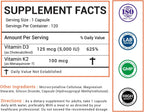 American Choice Vitamina D3 5000 UI + K2 (MK-7) 100 mcg – 120 Cápsulas