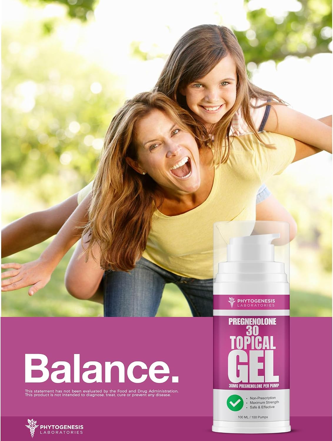 Phytogenesis Pregnenolona 30 mg Gel Tópico