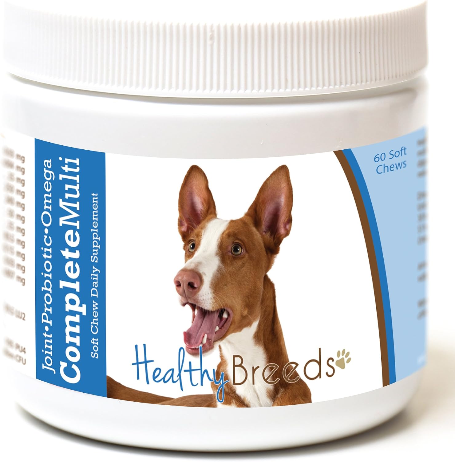 Healthy Breeds Ibizan Hound Multivitamínico Todo en Uno Masticable Suave 60 unidades