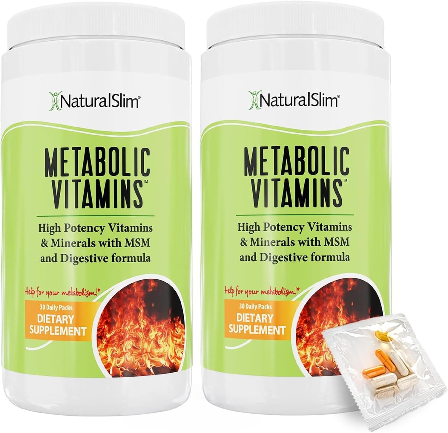 NaturalSlim Metabolic Vitamins – Multivitamínico con Enzimas Digestivas y Complejo B