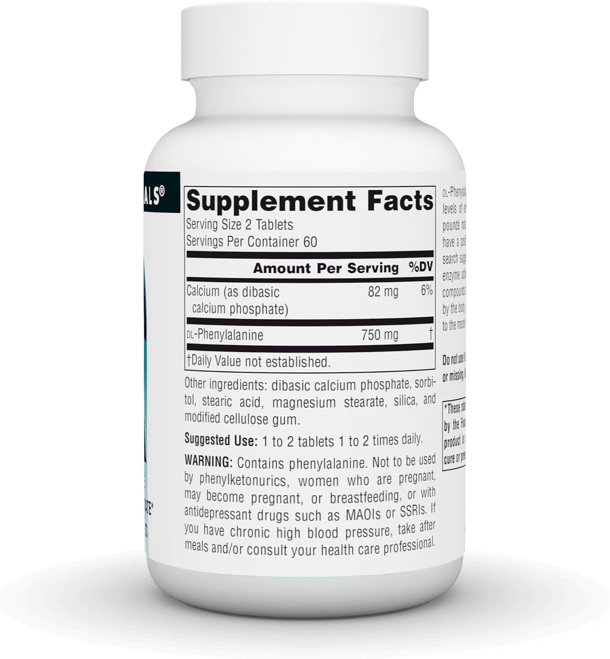 Source Naturals DLPA DL-Fenilalanina 375mg – – Sin estimulantes: A diferencia de otros suplementos para la – Image 3