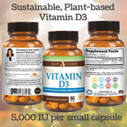 Script Essentials Vitamina D3 Vegana 5000 UI - 90 Cápsulas