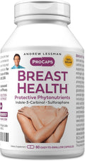 ANDREW LESSMAN Breast Health - 60 Cápsulas - Apoyo Natural para la Salud Mamaria