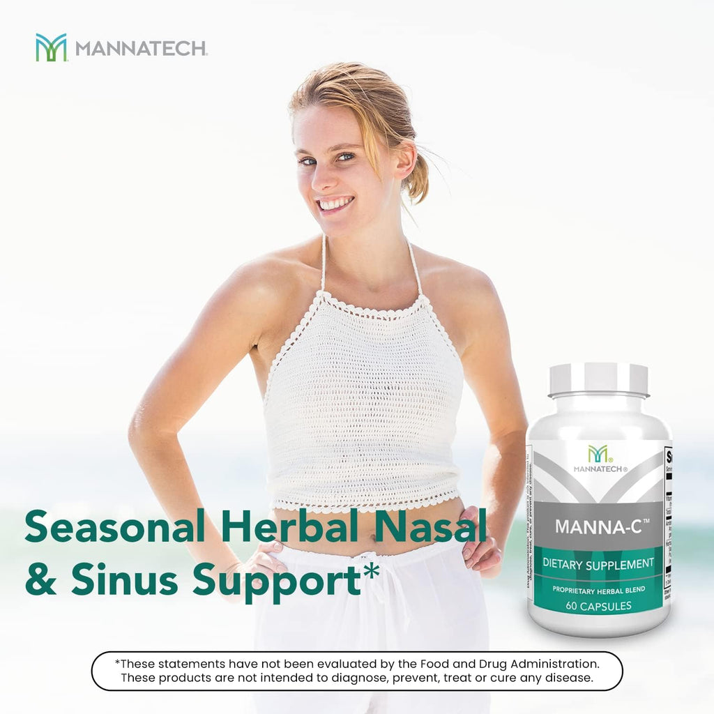 Manna-C 60 Cápsulas – Apoyo Nasal y Sinusal con Vitamina C y Glicanos