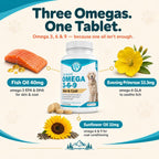 Wanderfound Pets - Omega 3 for Dogs, Smoked Salmon and Liver Flavored, 120 Chewable Tablets