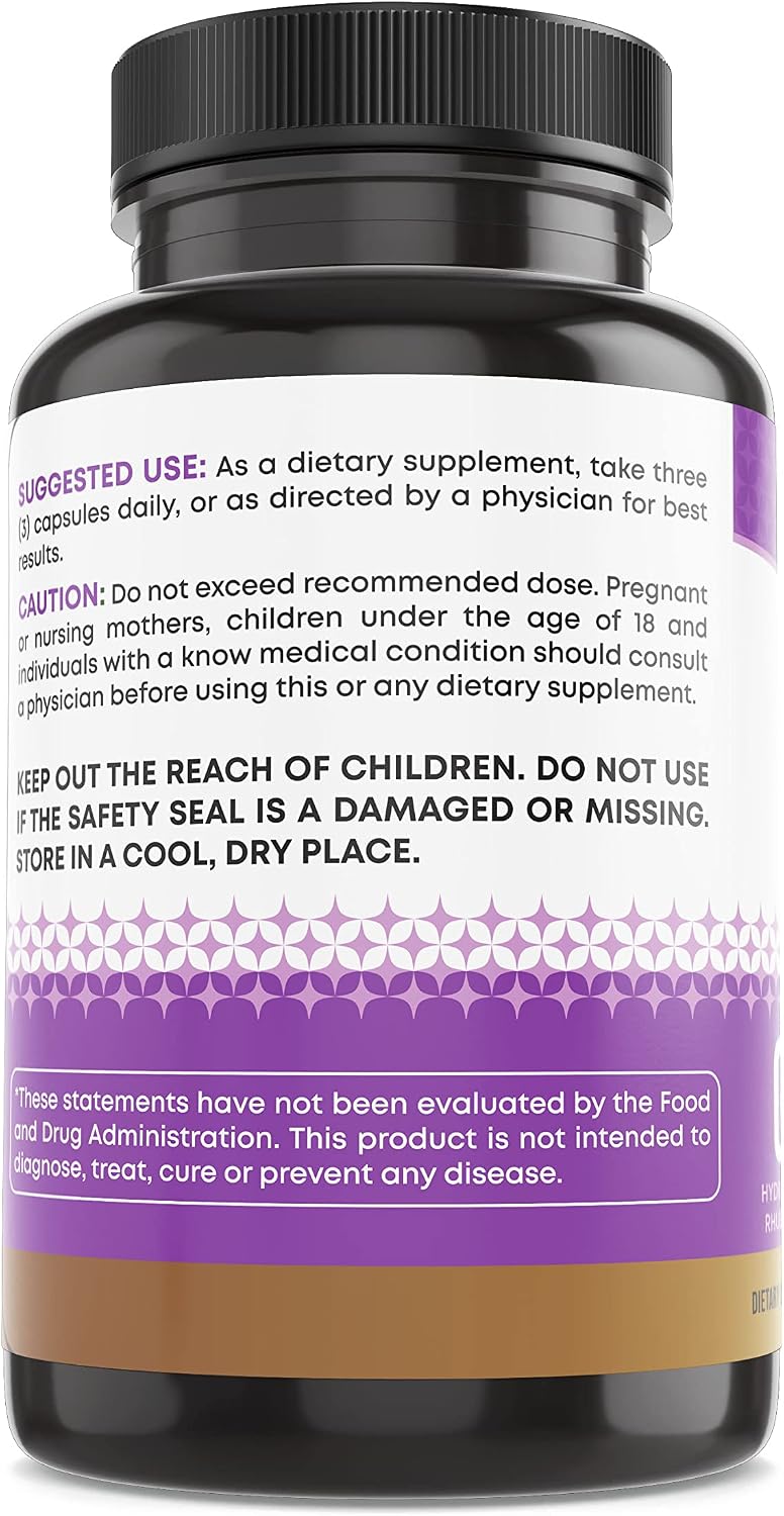 Ancient Bliss Suplemento Intestinal con L-Glutamina, Cardo Bendito y Raíz de Hidrangea – 60 Cápsulas Veganas