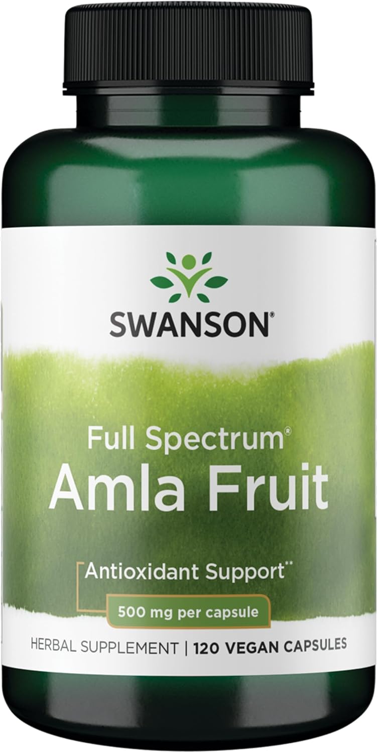 Swanson Full Spectrum Amla (Grosella India) - 500 mg, 120 Cápsulas