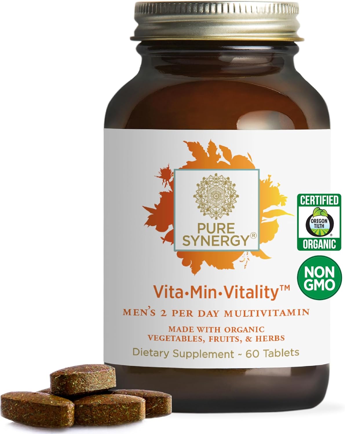 Vita·Min·Vitality Multivitamínico Natural para Hombres (60 Comprimidos)
