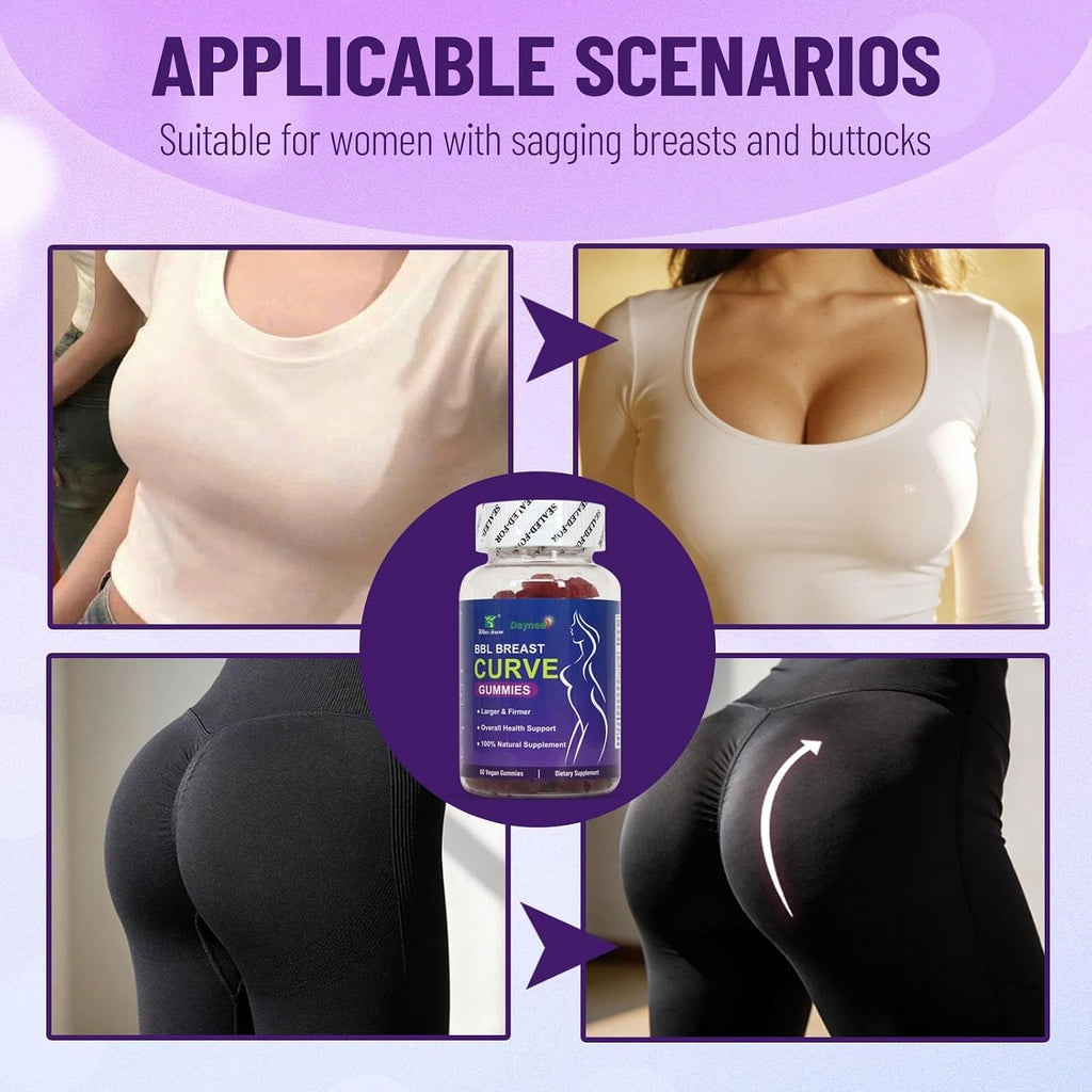 BBL Breast Curve Gummies, 60 Gominolas | Wins Town