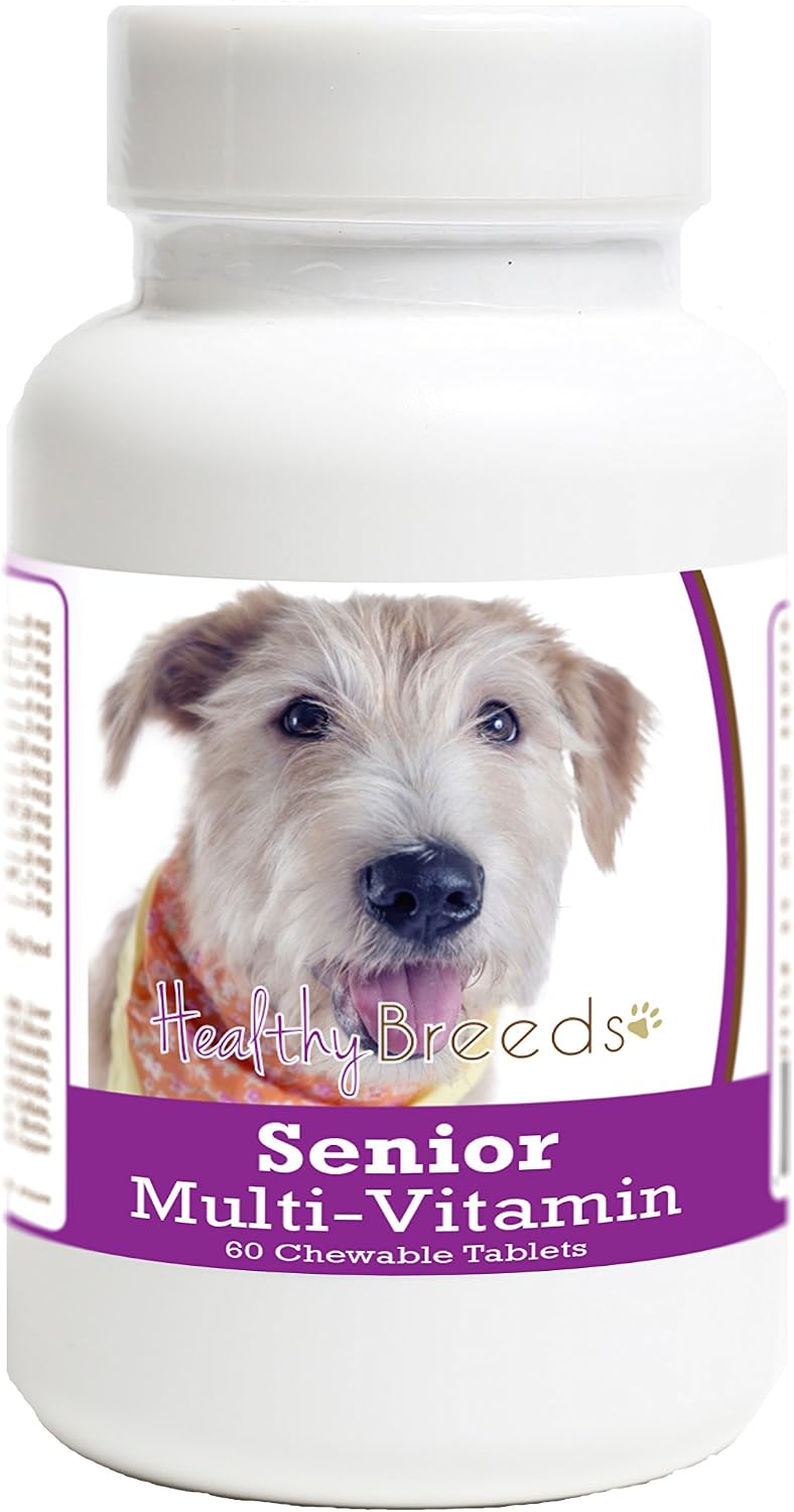 Healthy Breeds Multivitamínico para Perros Senior, 60 Comprimidos Masticables