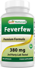 Best Naturals Matricaria (Feverfew) 380 mg 180 Cápsulas