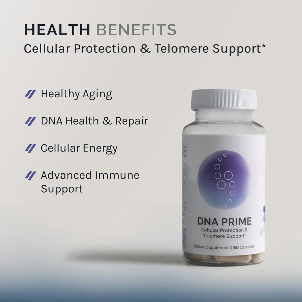 InfiniWell DNA Prime Advanced Telomere Supplements - 60 Cápsulas