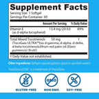 Doctor's Best Vitamina E Tocotrienoles con TocoGaia ULTRA™, 60 cápsulas blandas