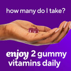 Vitafusion Biotina Extra Fuerte Gomitas, Sabor Arándano, 5000 mcg, 100 unidades
