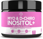 Optify Inositol+ - Myo-Inositol y D-Chiro Inositol 40:1 con Folato y Vitamina D, 63 g