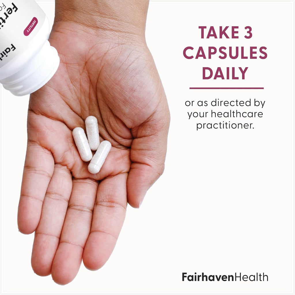 Fairhaven Health FertileCM Fertility Supplement for Women, 90 Capsules