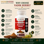 Vadik Herbs Avipattikar Churna, Amla Capsules con Pippali & Ginger - 100 Cápsulas